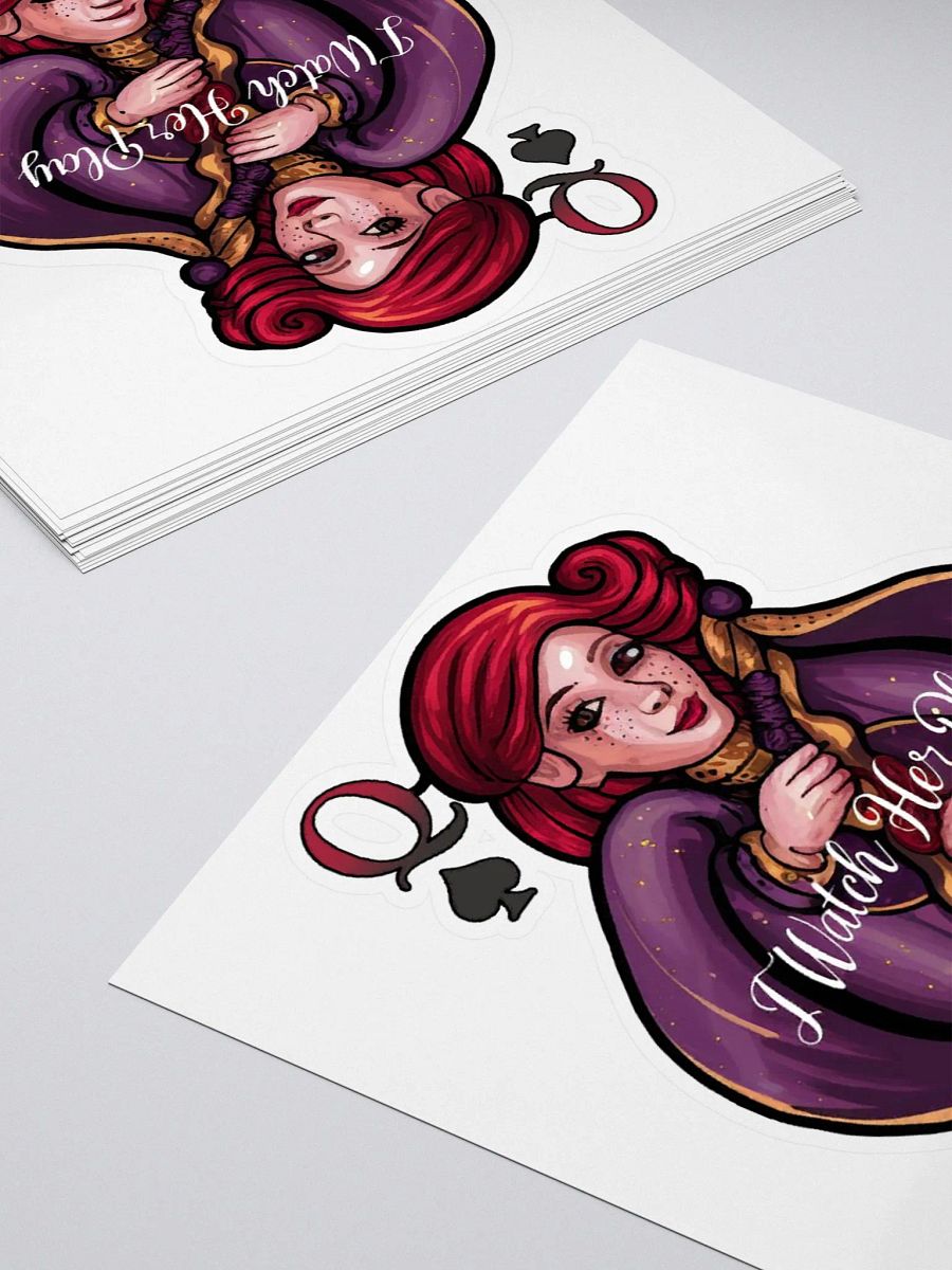 I watch her play QOS Hotwife Sticker. product image (11)