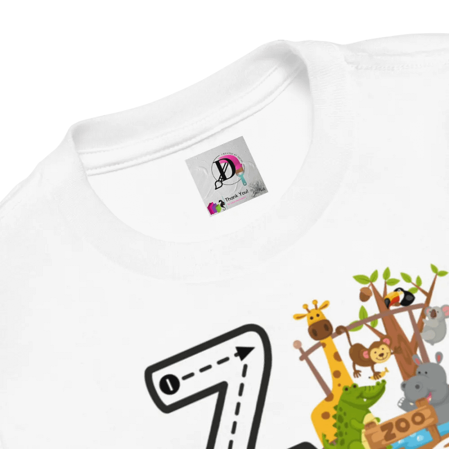 JoBeth Design White Zz Toddler T-Shirt👚 product image (4)