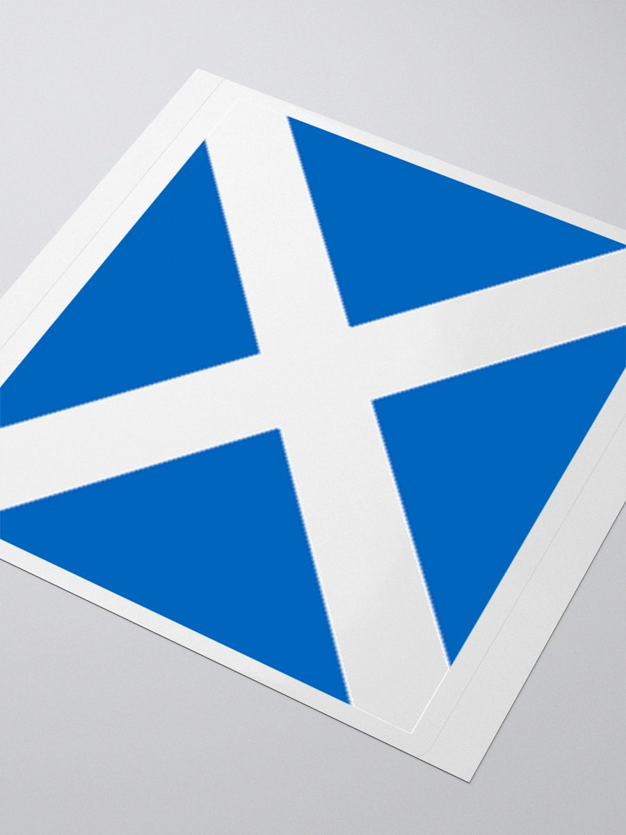 Scotland Flag Sticker - Durable Vinyl for Indoor Use - Multiple Sizes Available product image (9)