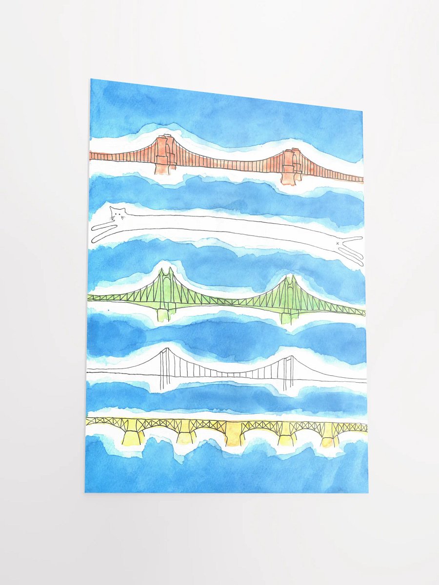 Meowgical Budapest - Art Print product image (5)