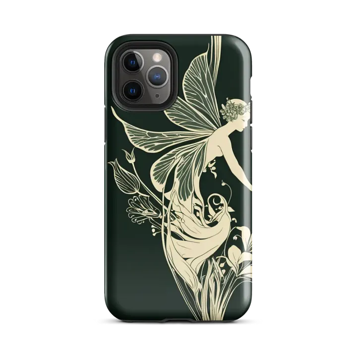 Tough Phone Case for iPhone® - Fairy Flower Illustration product image (2)