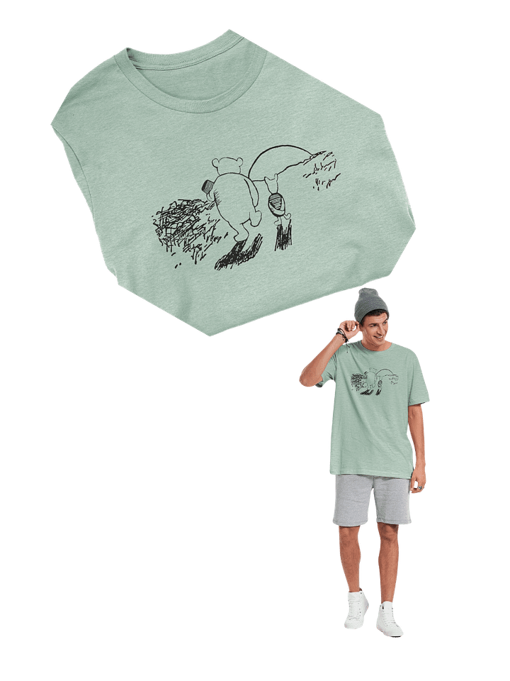 Pooh, Piglet and A Sunset Adult T-Shirt product image (1)