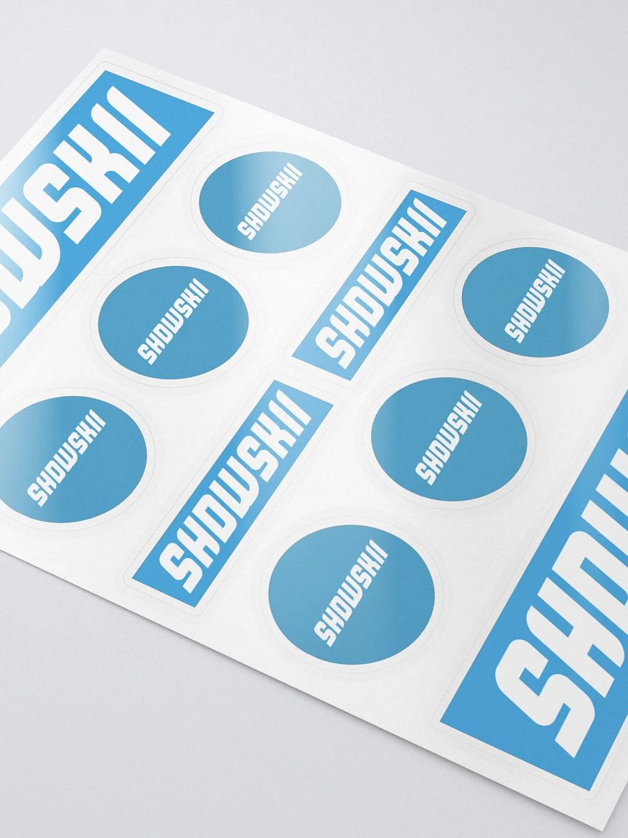 KISS CUT STICKERS / BLUE product image (3)