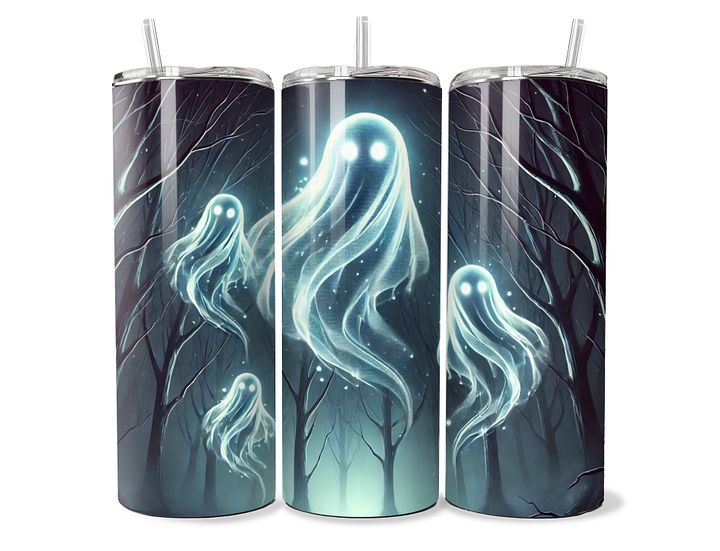 Ethereal Ghosts in the Woods Tumbler - 20oz Stainless Steel product image (1)