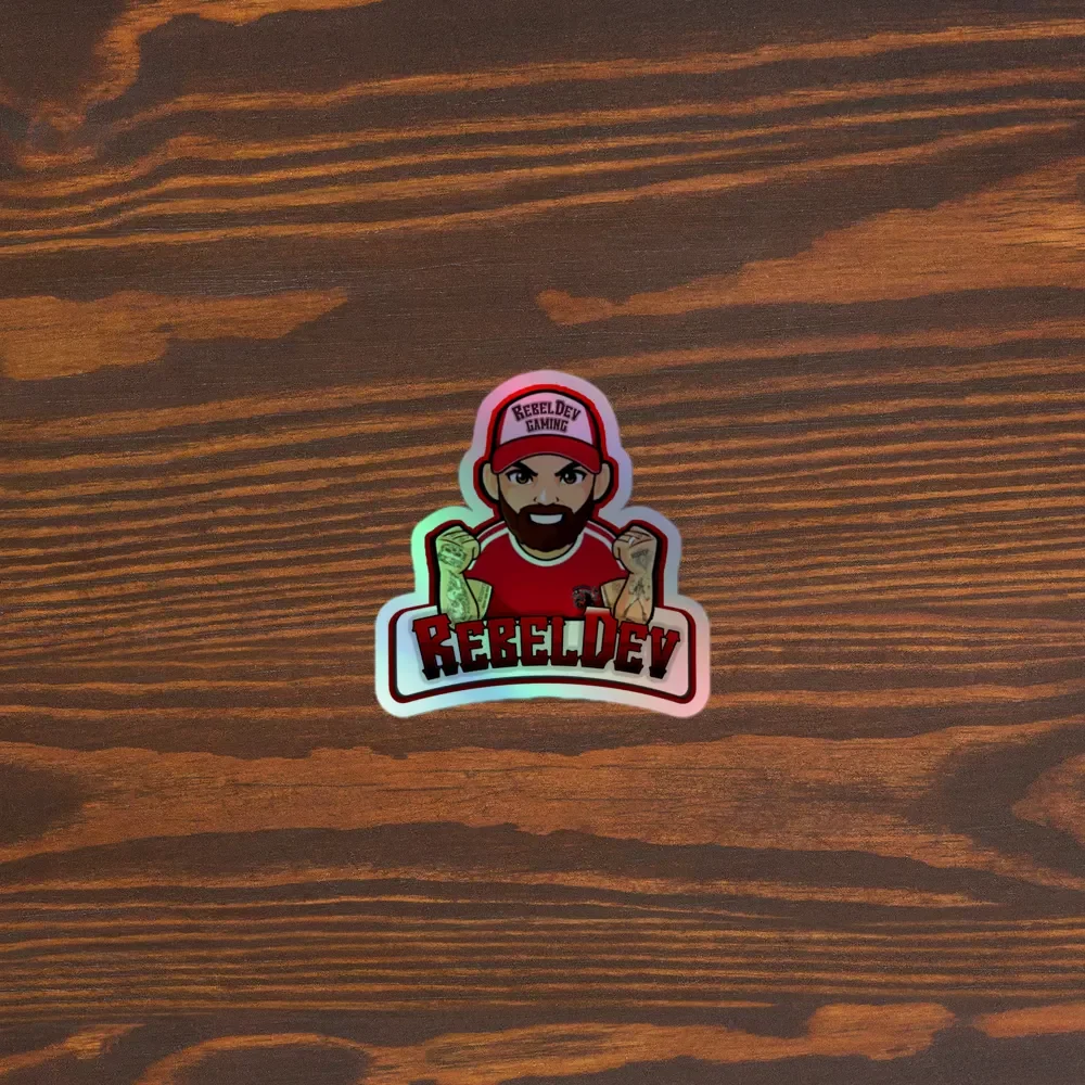 RebelDev hologrphic sticker product image (3)
