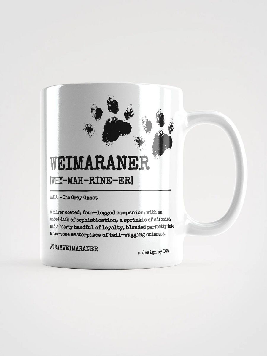 Definition of Weimaraner V2 - Glossy White Mug product image (1)