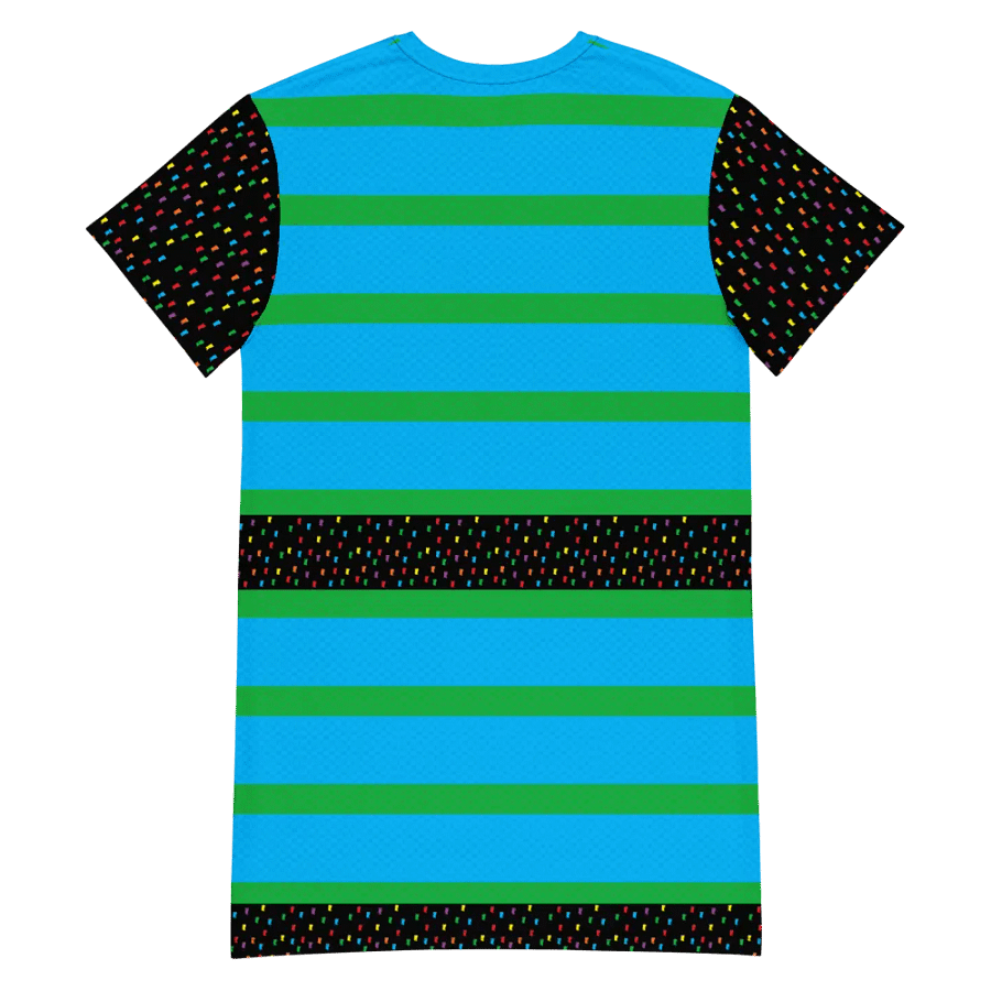 Tshirt Dress - Confetti and 8-Bit Bars product image (6)