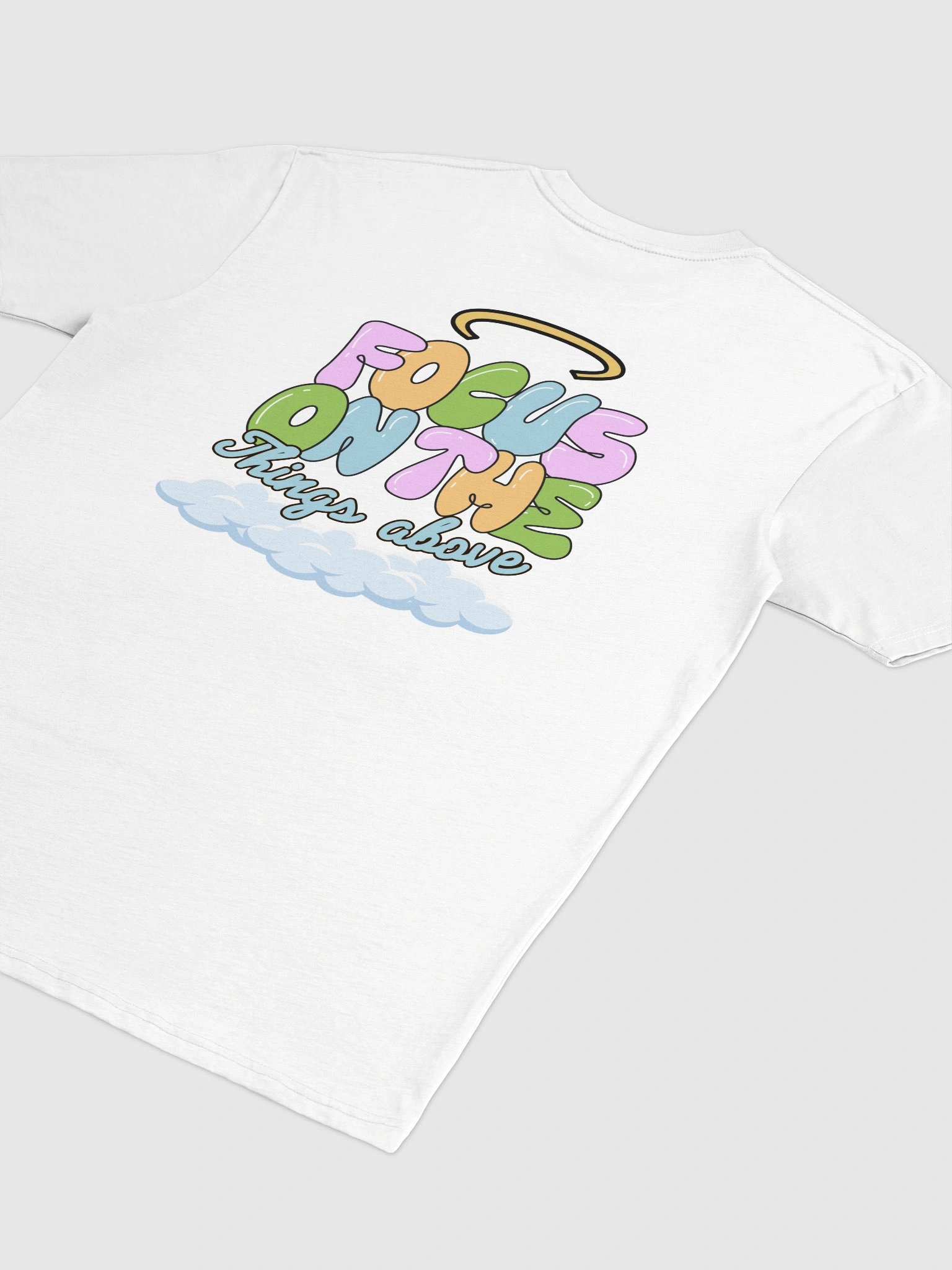 Through Christ Focus Tee – Colossians 3:2 product image (4)