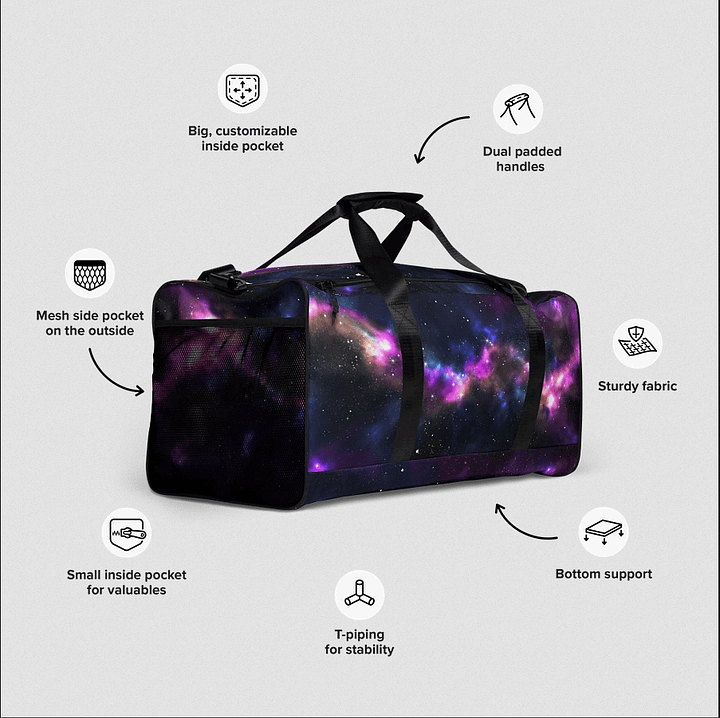 Galaxy Duffle Bag product image (2)