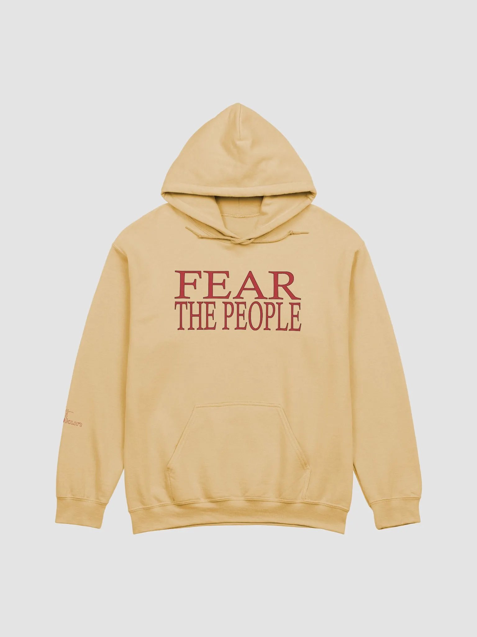 Fear The People - 01 - Red - Gildan Classic Hoodie product image (2)