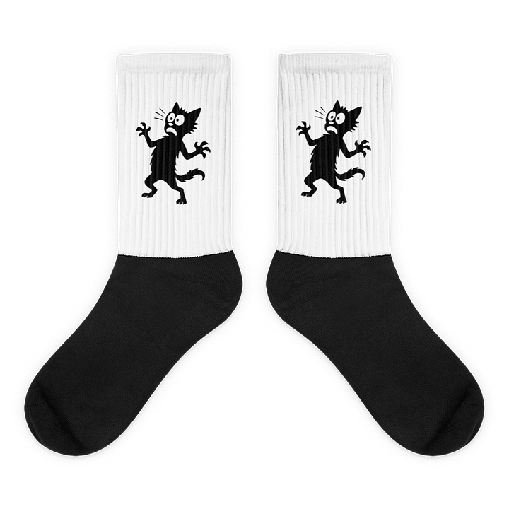 Scaredy Cat Sublimated Socks product image (1)
