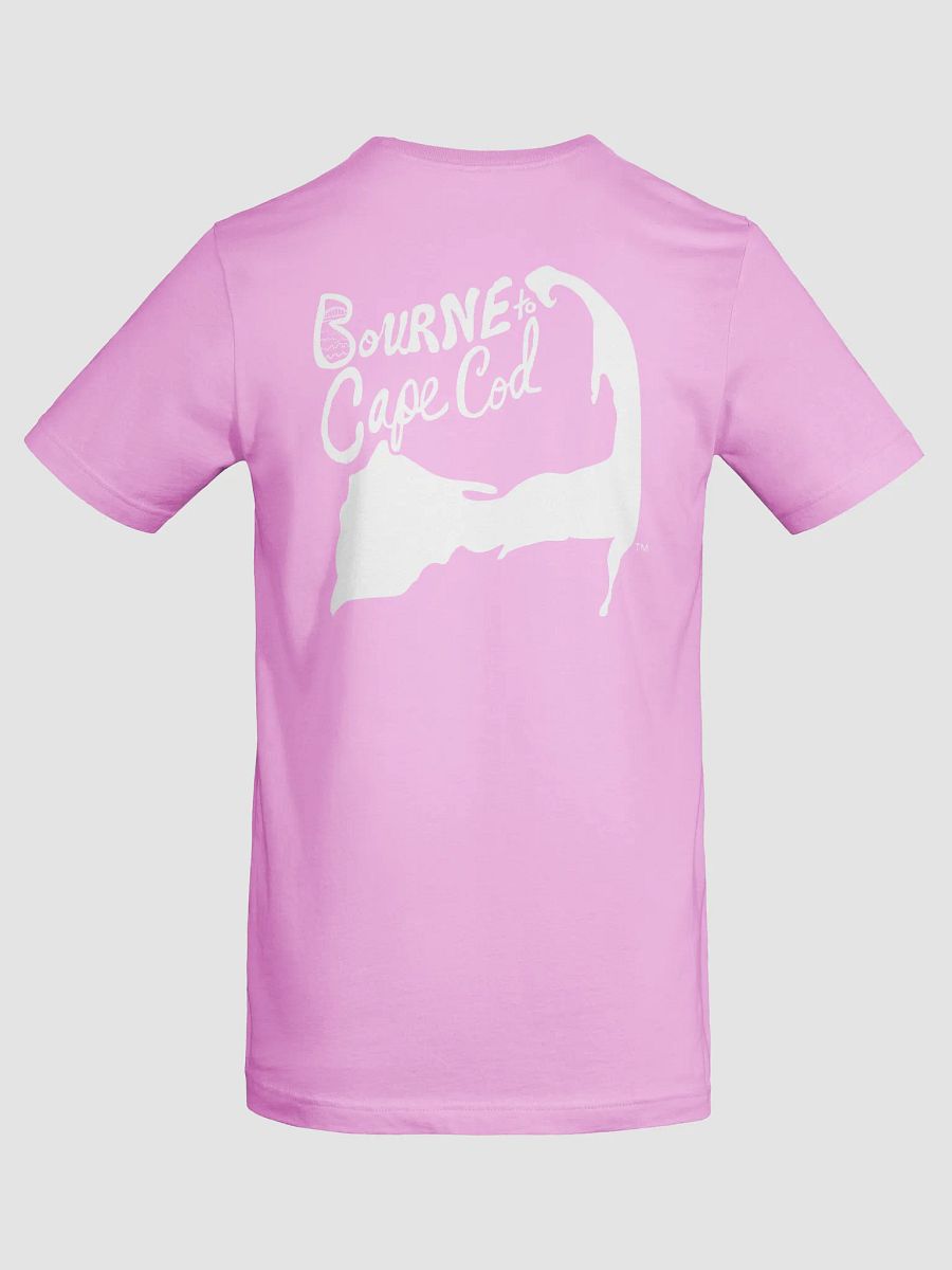 Men's | BOURNE to Cape Cod™ | Supersoft T-Shirt by Bella+Canvas | White Logo on Pastel Colors product image (71)