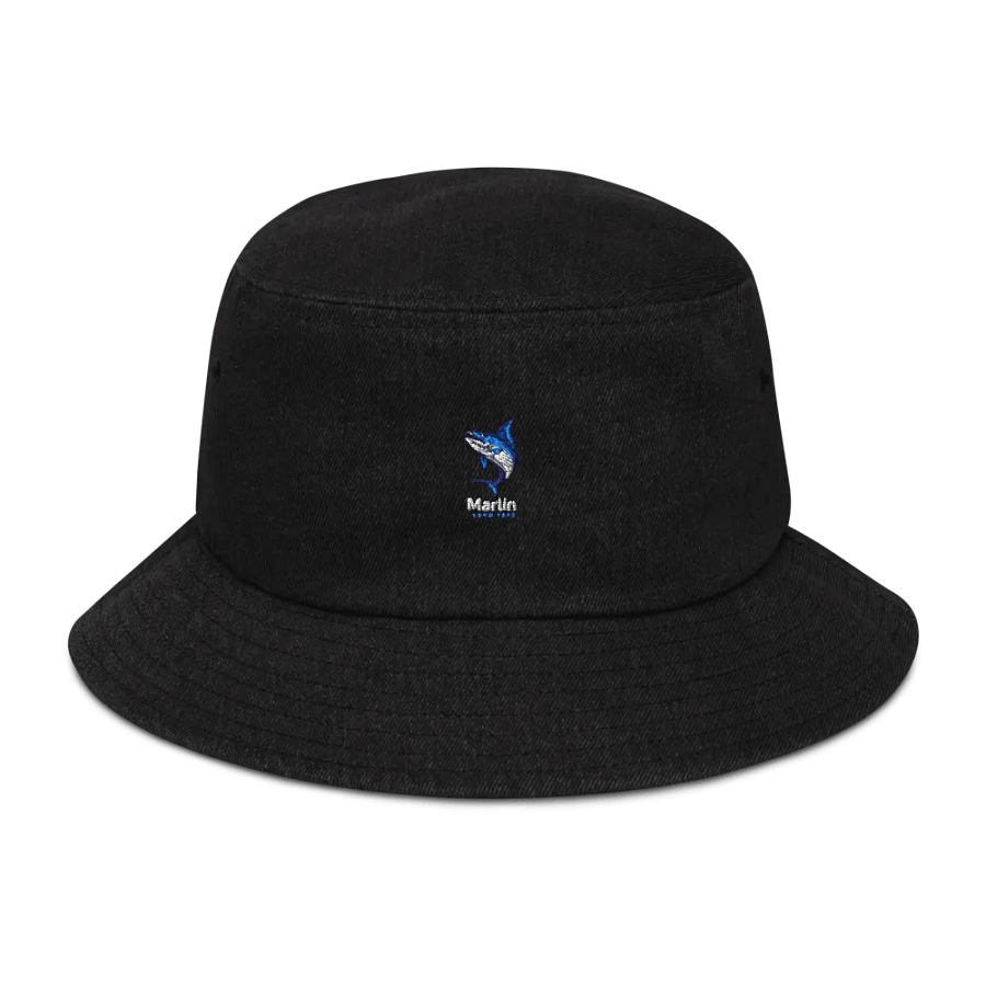 Leaping Blue Marlin Denim Bucket Hat product image (1)