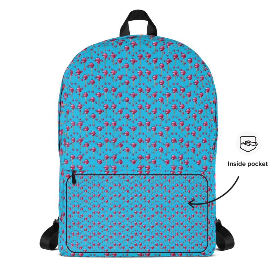 pink lollipp All-Over Backpack or fun youngsters girls and teens product image (4)
