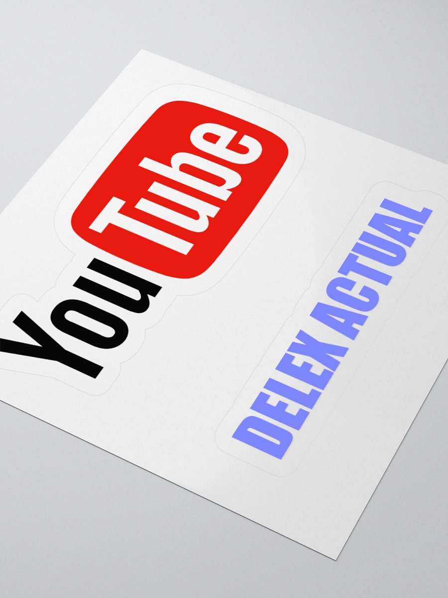 Delex Actual YouTube Stickers product image (5)