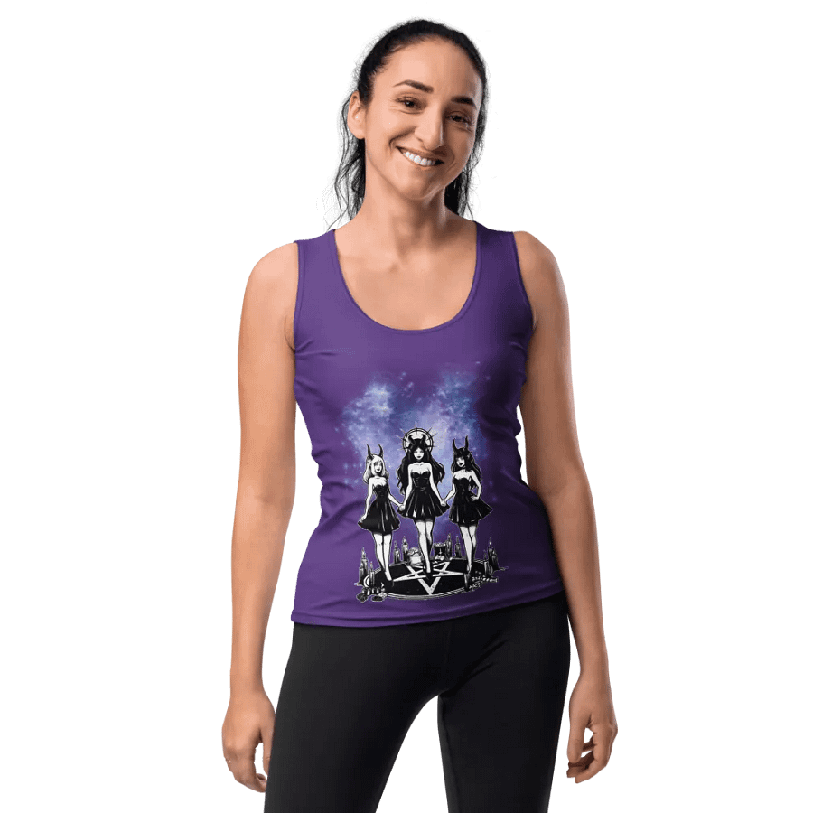 Not A Cult Tank - Purple product image (10)