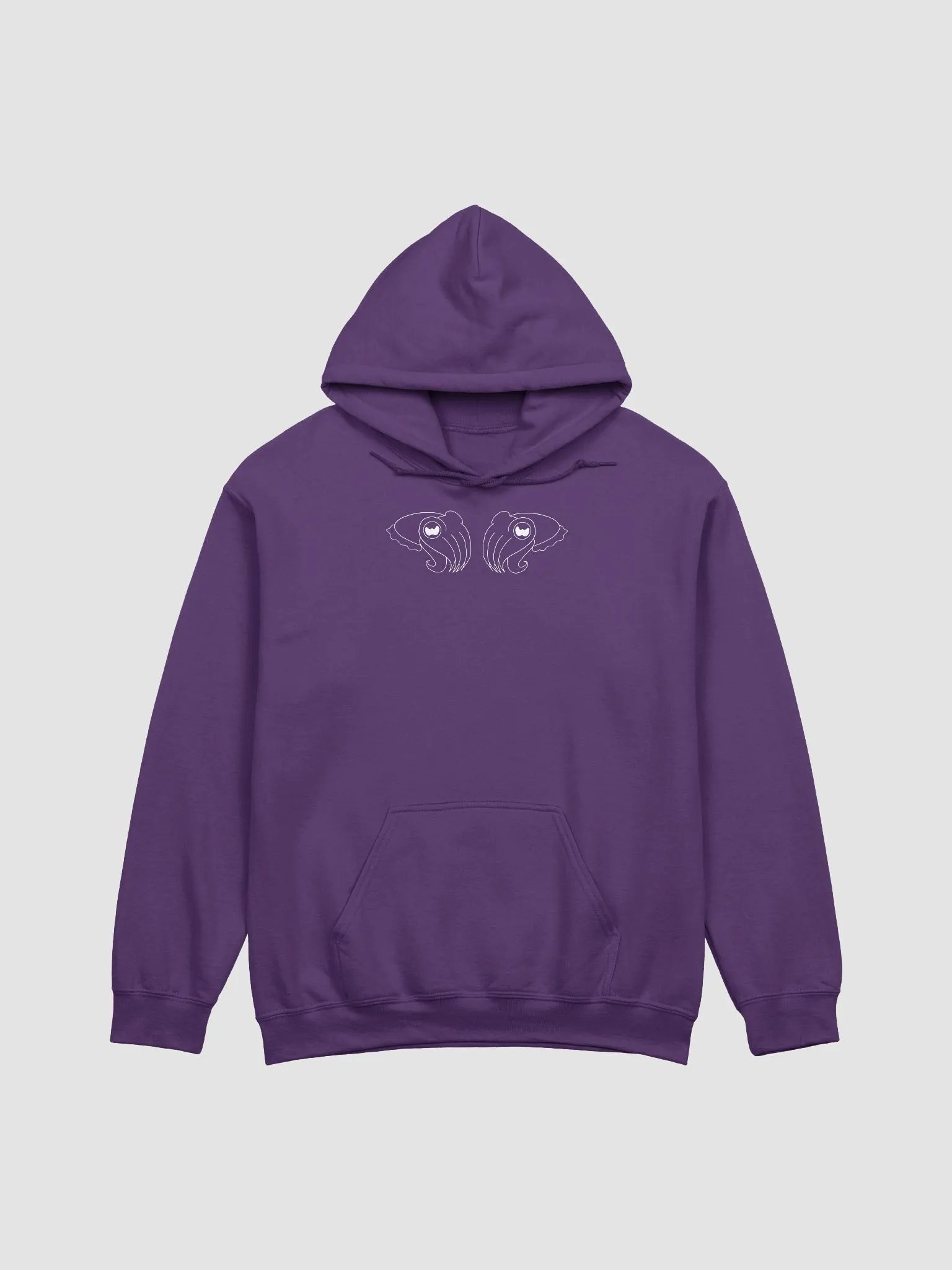 Double the Cuttlefish Outline Simple Hoodie product image (2)