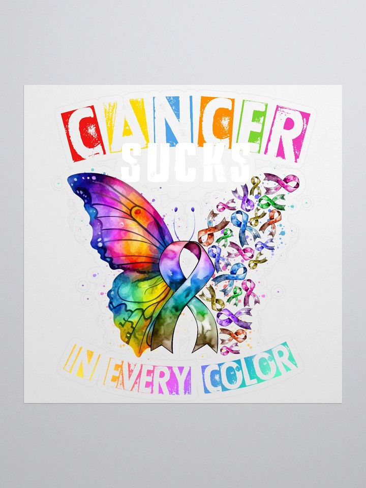 Cancer Sucks Sticker product image (1)