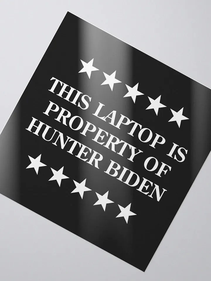 Hunter Biden's Laptop Sticker product image (2)