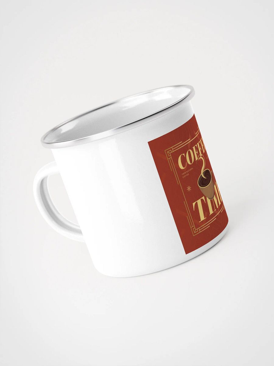 Vintage Coffee Time Enamel Mug product image (4)