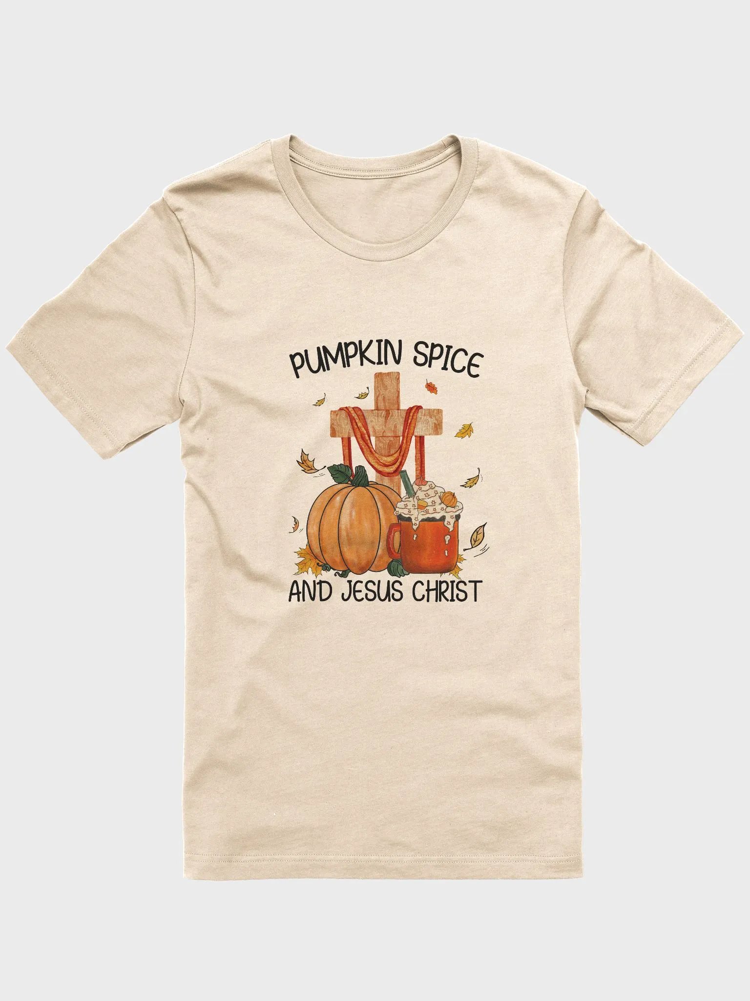 Pumpkin Spice and Jesus Christ T-Shirt product image (4)