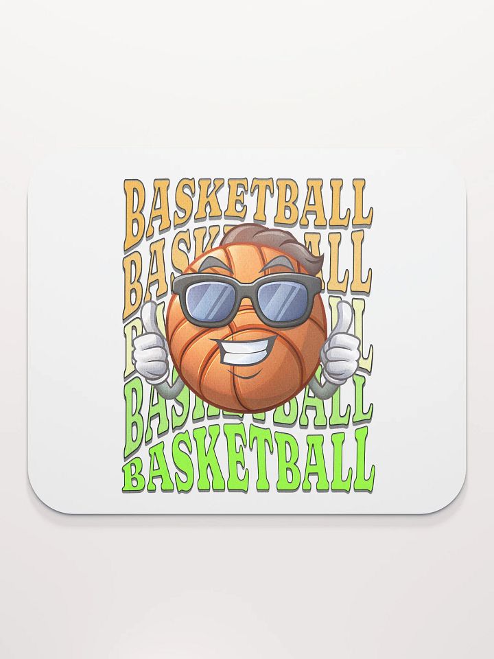 Thumbs Up Basketball Fun Mouse Pad product image (1)