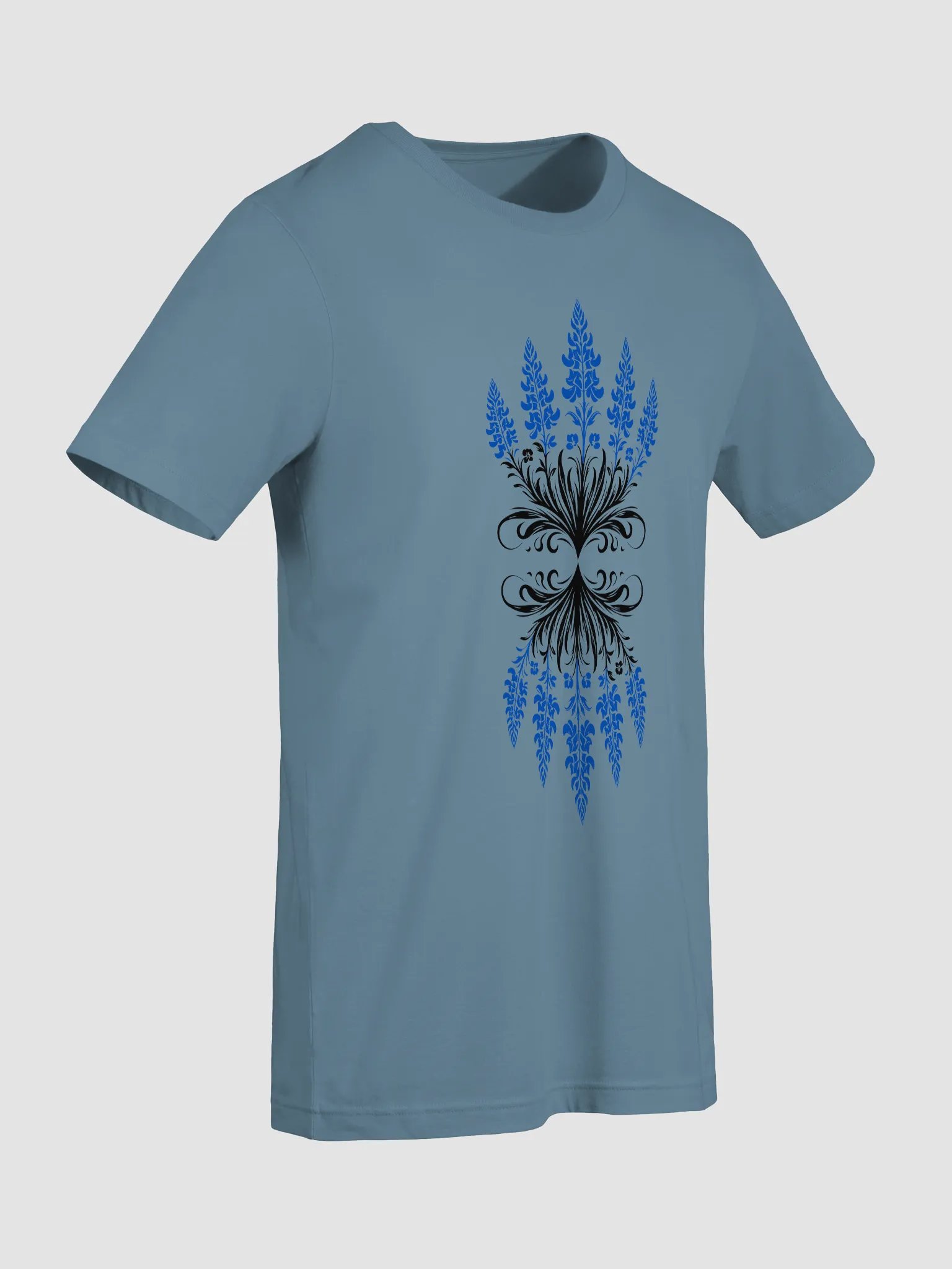 Twin Bloom: Texas Bluebonnet Reflection Tee product image (89)