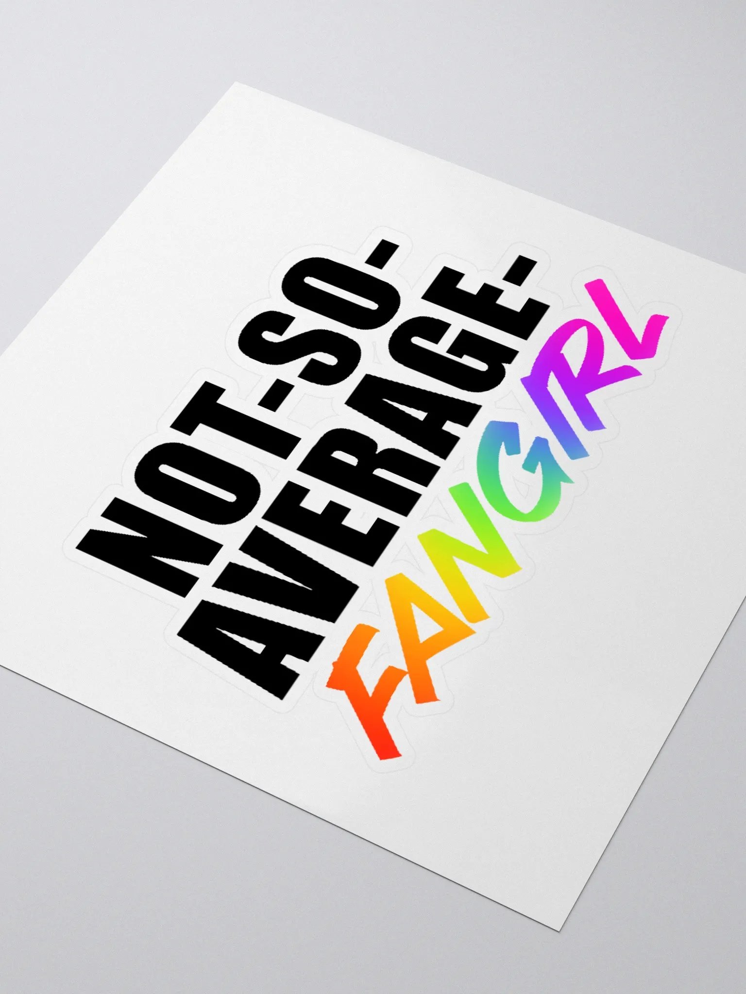 Not-So-Average-Fangirl Sticker product image (3)