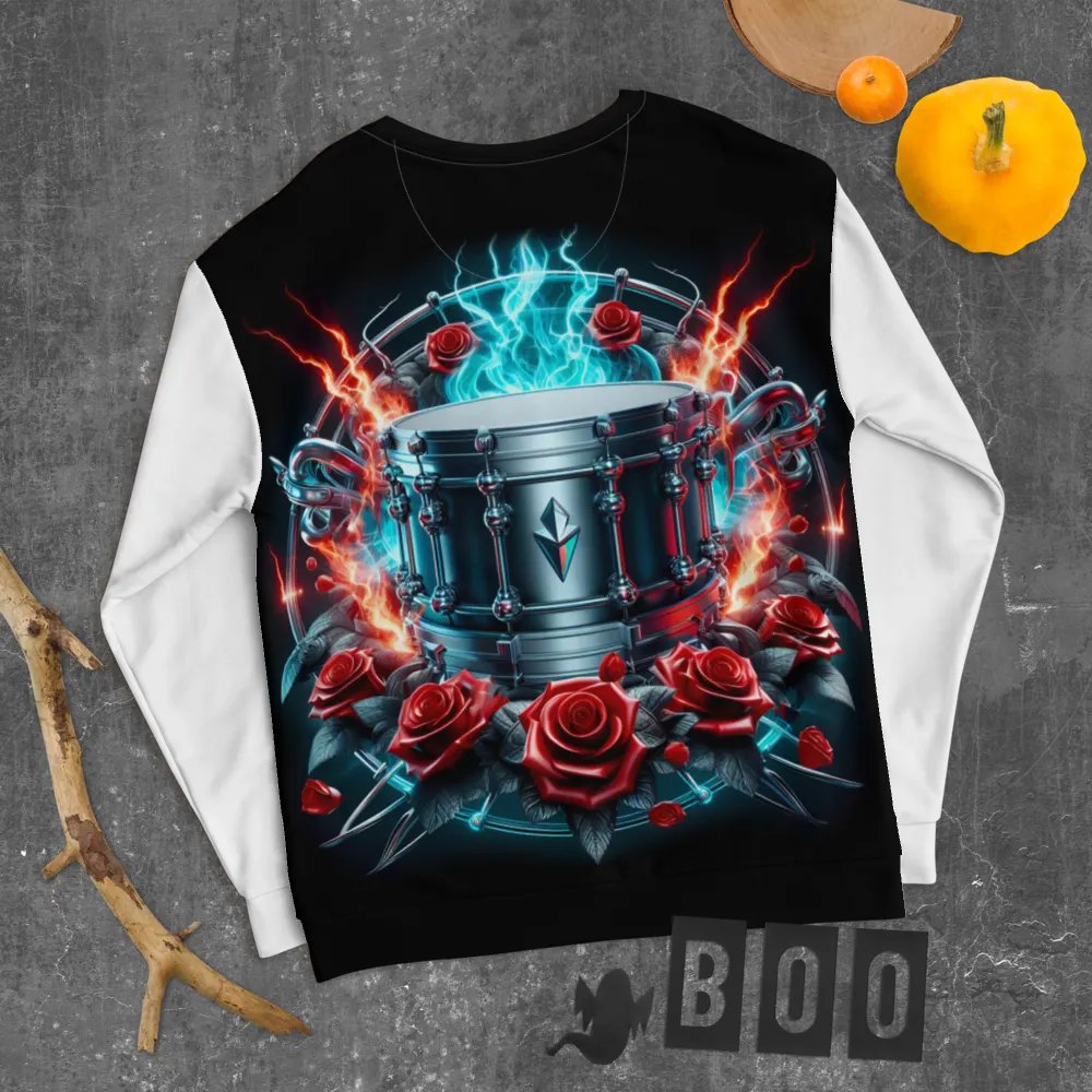 Floral Drumbeat - Unisex Sweatshirt #5 product image (8)