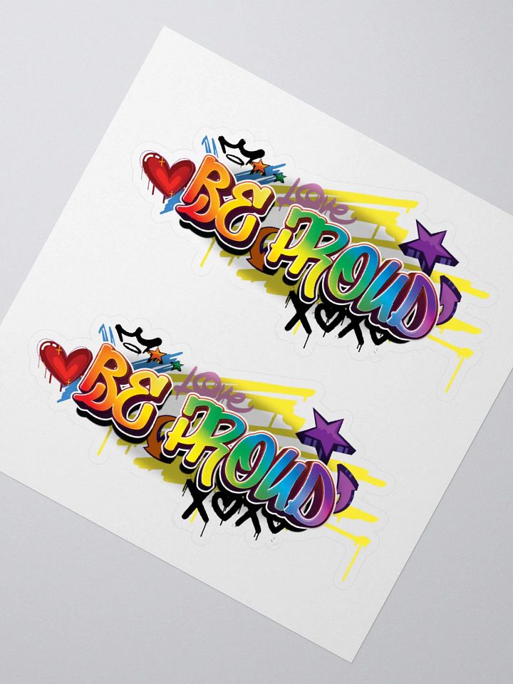 Be Proud Sticker Sheet product image (2)