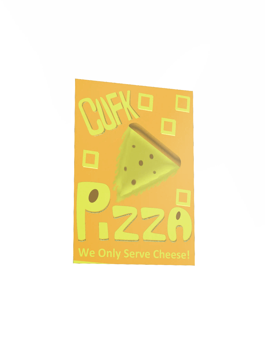 CUFK Pizza Poster product image (3)