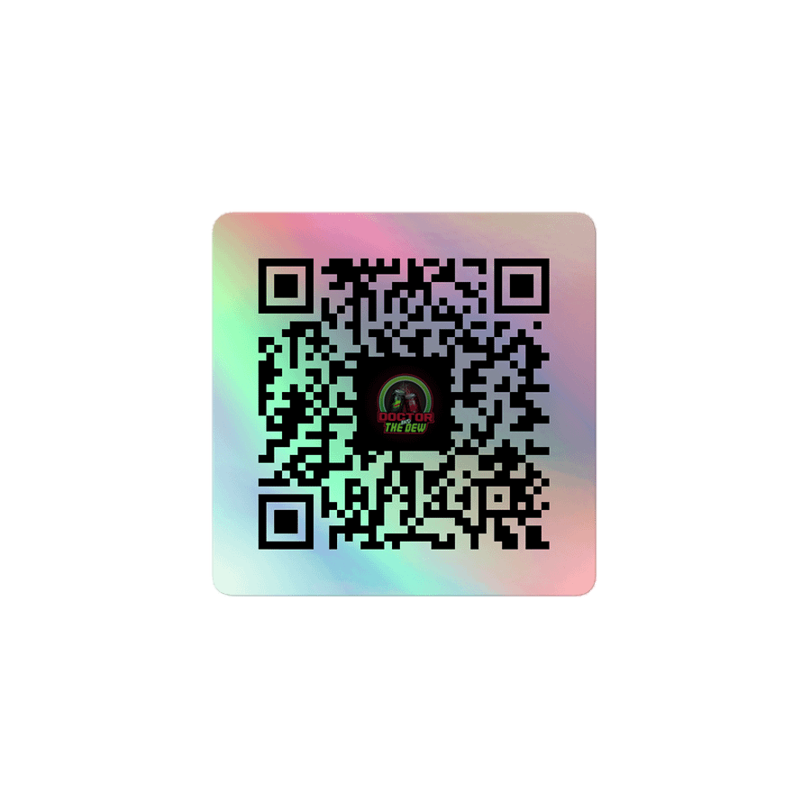 Doctor And The Dew – YouTube QR Code Sticker product image (1)