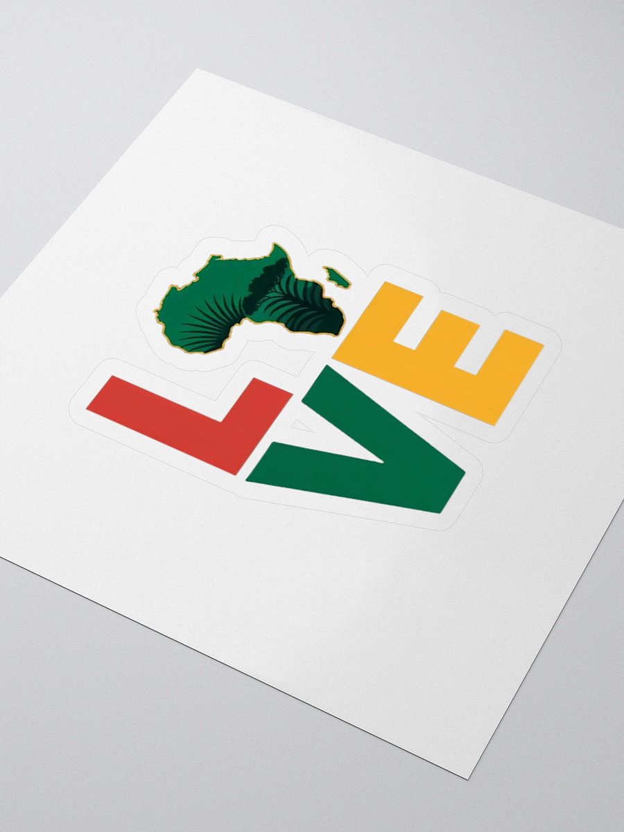 African Love Map of Africa Sticker product image (3)