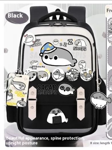 Turtle Schoolbag Girl Campus Portable Burden Alleviation Large Capacity Backpack product image (3)