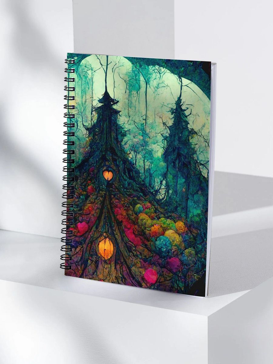 Enchanted Forest Spiral Notebook product image (4)