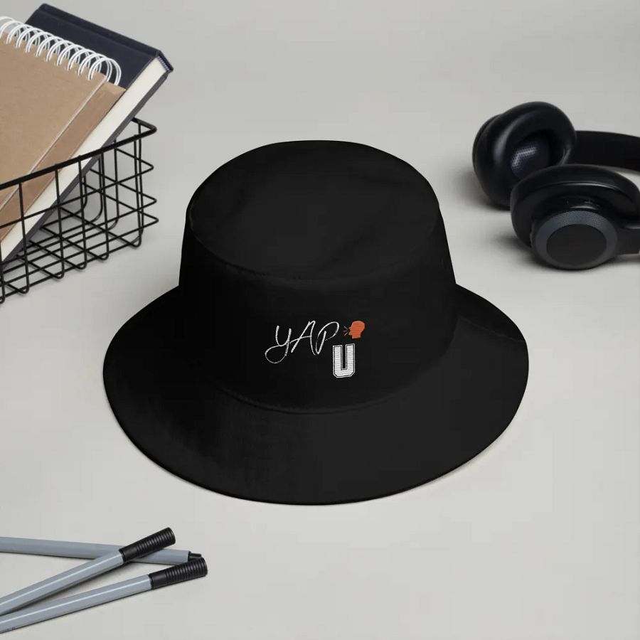 EMBROIDERED YAP U BUCKET HAT 🔥 product image (3)