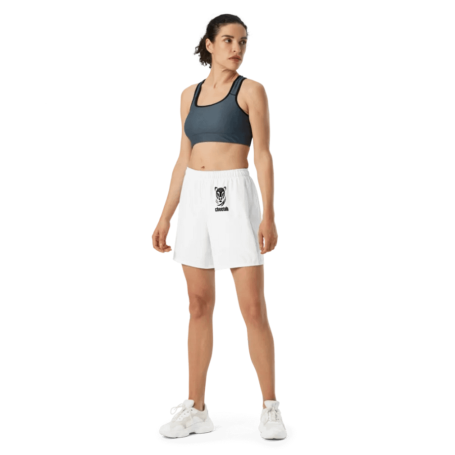 cheetah athletics shorts white product image (5)
