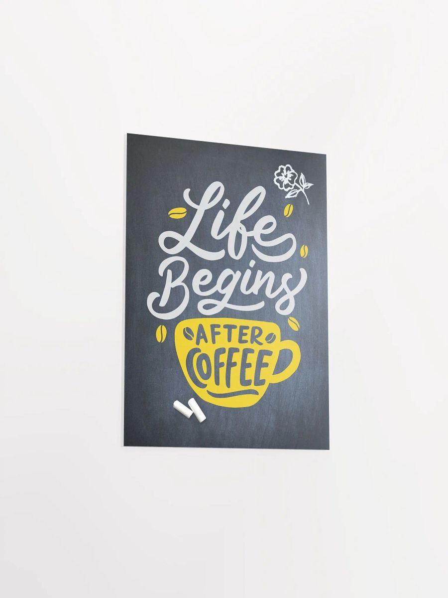 Coffee Lettering Poster Print, Good Morning Coffee Poster, Coffee Lover Gift, Coffee Station Wall Art —Trendy Kitchen Wall Art,Kitchen Decor product image (8)