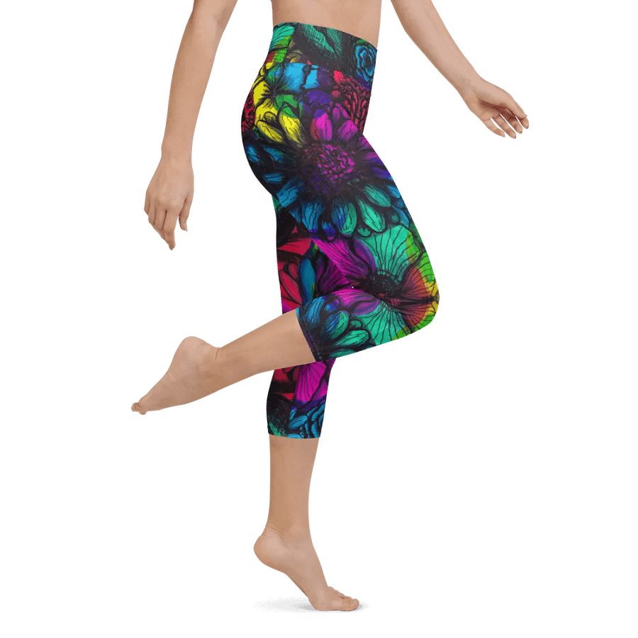 Tie-dye Flower Leggings product image (3)