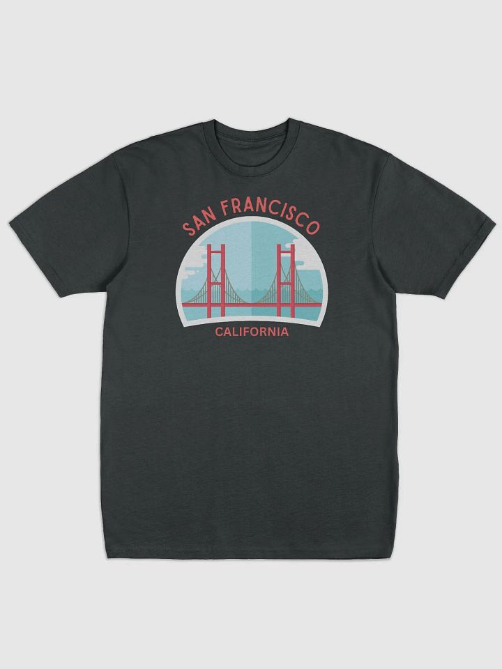 San Francisco Golden Gate California Cotton Heritage Men's Premium Heavyweight Tee product image (4)