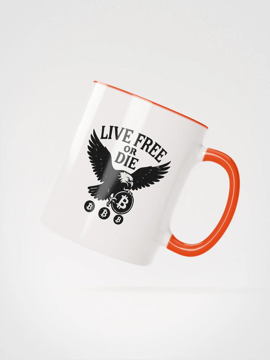 Live Free or Die Orange Mug product image (2)