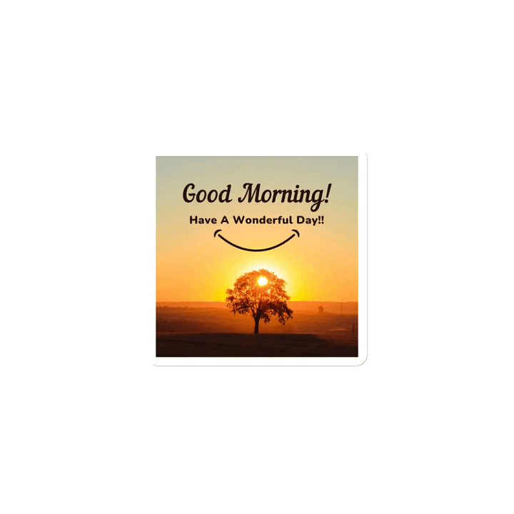 Smiling Sunrise Die-Cut Magnets product image (1)