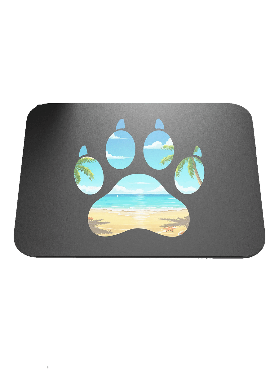 Beach Adventure Black Mouse Pad product image (2)