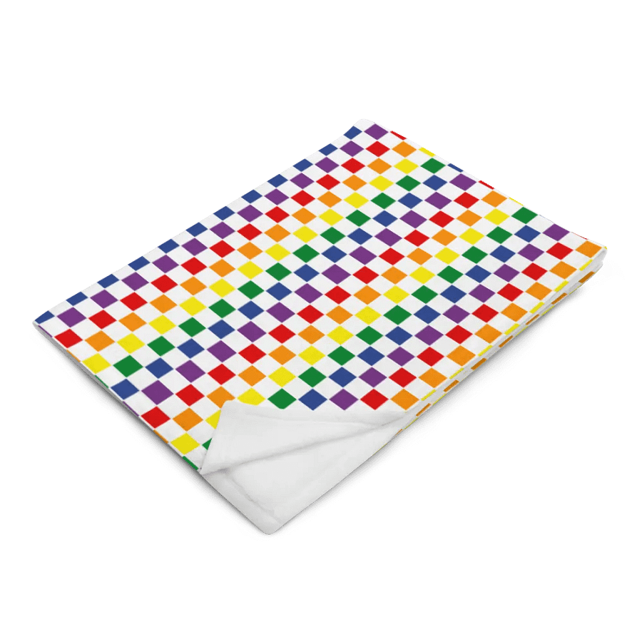 Pride Checks Cozy Blanket product image (7)