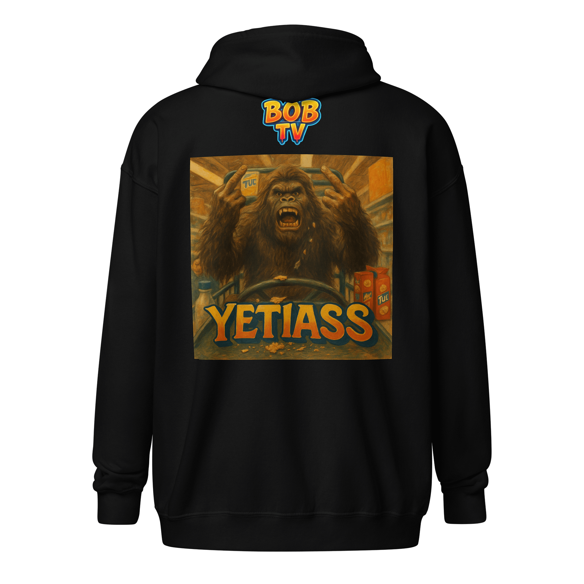 BOB TV YETIASS Fusion Zip Hoodie product image (7)