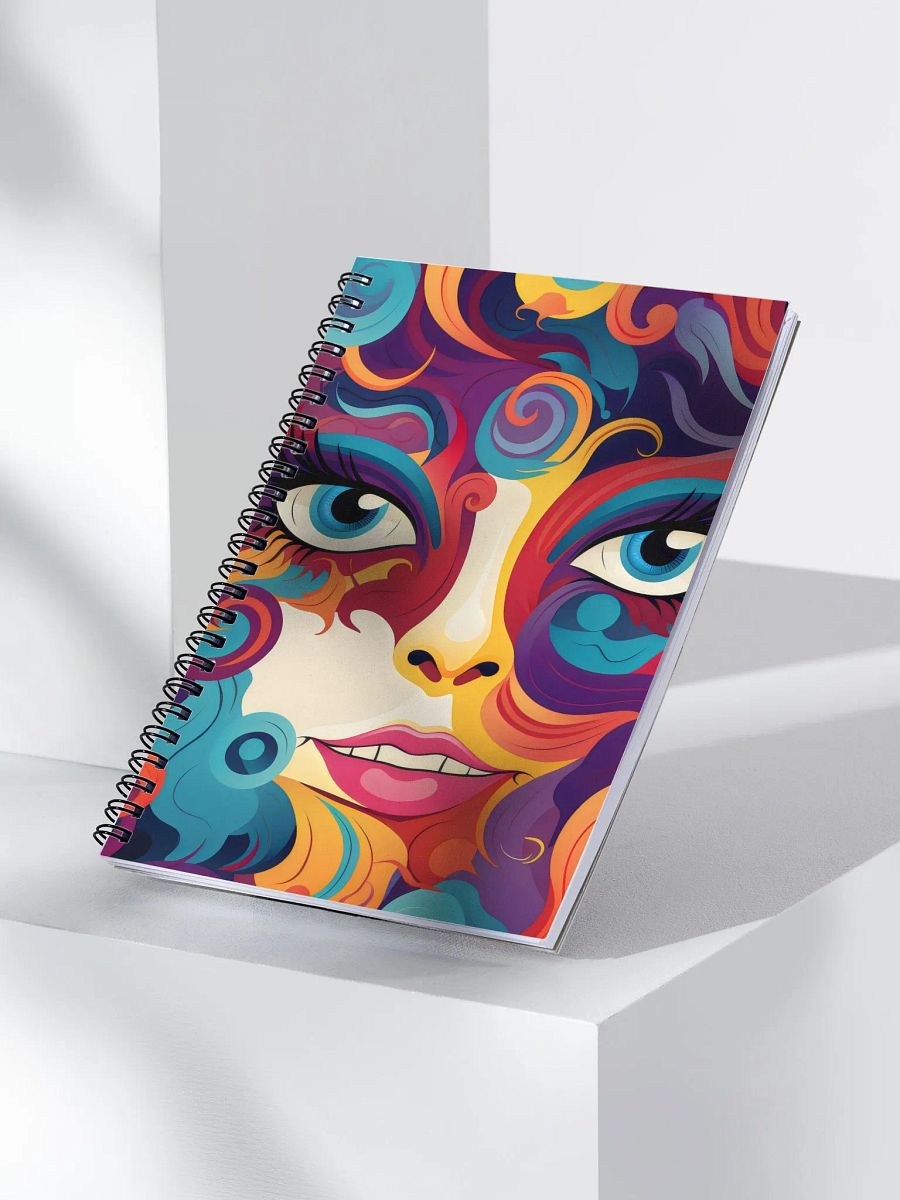 Psychedelic Portrait Spiral Notebook product image (3)