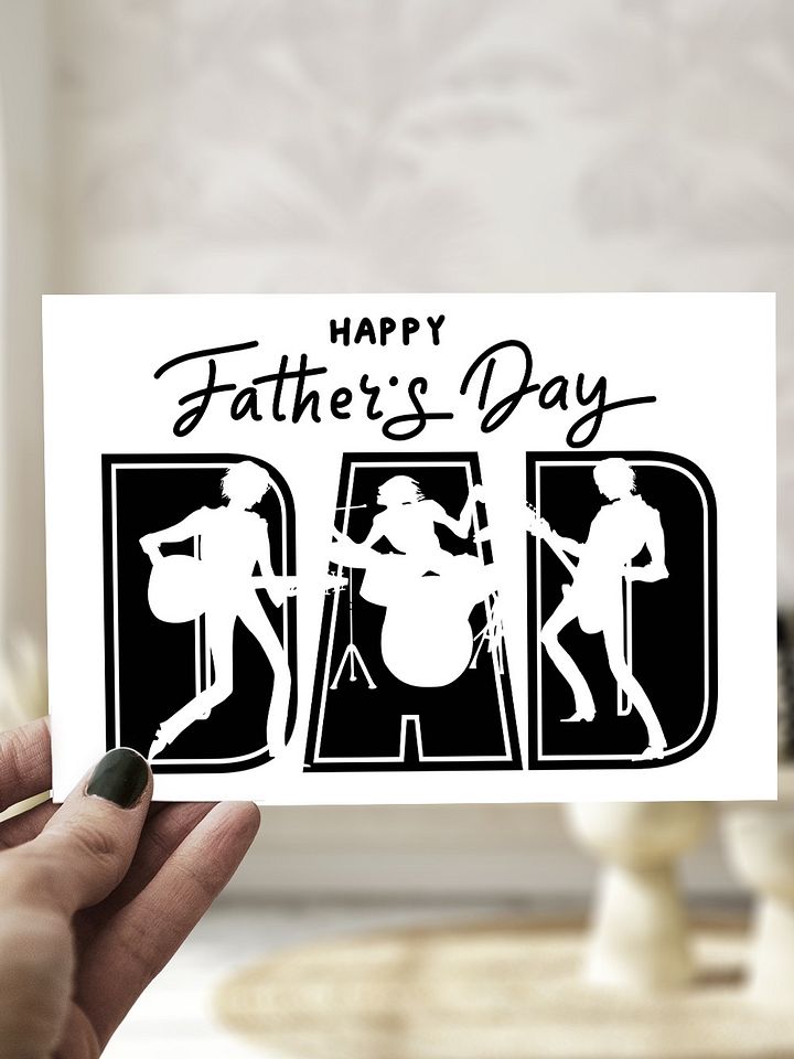 Rockstar Happy Father's Day Dad Card product image (1)