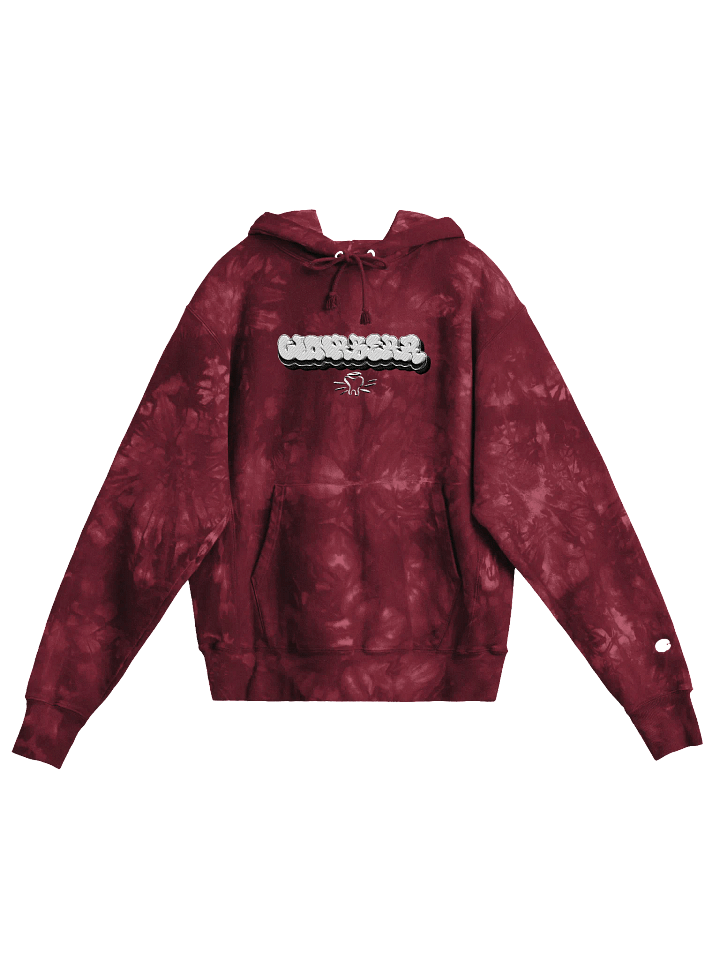 "Fat Caps" - Embroidered Tie Dye Hoodie product image (1)