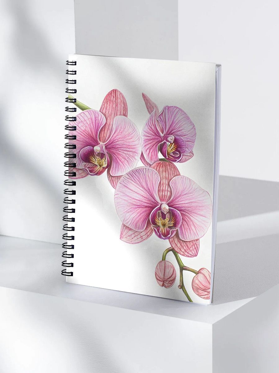 Orchid Spiral Notebook product image (4)