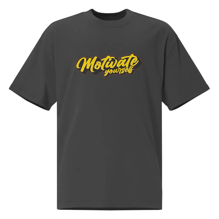 Motivate Yourself Oversized Faded Tee product image (1)